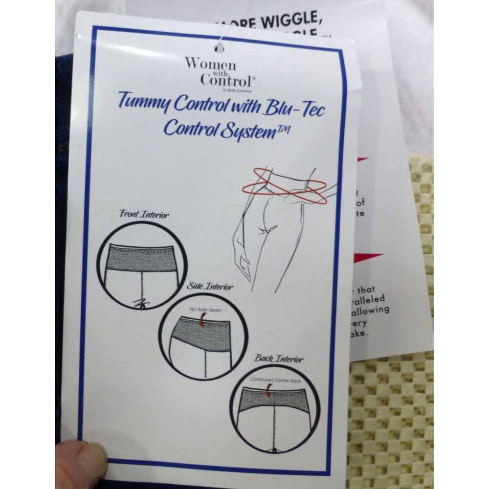 NWT Women With Control Blue Stretch Jeans With Tummy Control & Shape Enhancing P - Picture 4 of 16